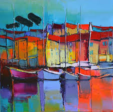 Eric Le Pape Artiste Peintre De Bretagne Peintures D Ailleurs Tunisie Vietnam Terrasses Souk Peinture Artiste Peintre Abstrait