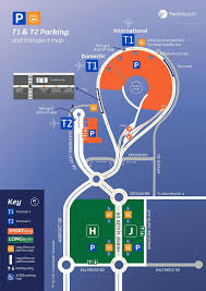 Perth Airport Parking Map Perth International Airport Parking Map Australia