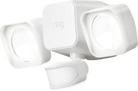 Ring Smart Lighting Floodlight Battery Powered White 5b21s8 Wen0 Best Buy