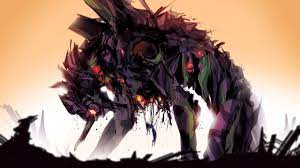 Anime 2560x1440 Neon Genesis Evangelion Mech Eva Unit 01 Vector Warm Colors Mist Anime Neon Genesis Evangelion Evangelion Art Evangelion