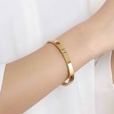 Nail Bracelet Rose Gold Yellow Gold Silver Gold Bracelet Cuff Gold Bangles For Women Gold Bangles Design