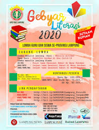 Membaca untuk membuka wawasan pengetahuan tentang dunia luar yang tidak terjangkau. Khusus Guru Dan Siswa Ikut Gebyar Literasi Berhadiah Jutaan Rupiah Yuk