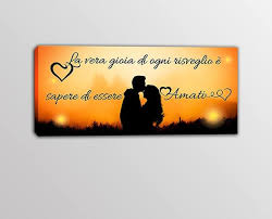 Quadro Moderno Stampa Frase Amore Arredo Stampe Adesivi Murali Stampa Su Tela