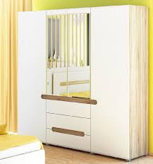 Vielseitig einsetzbarer schrank mit 2 türen und 2 schubkästen. Kleiderschrank Leonardo Drehturenschrank 198cm Sonoma Eiche Weiss Halbglanz Mdf Kleiderschranke Schlafzimmer Feldmann Wohnen Gmbh Online Shop