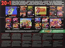 Consola nintendo mini classic edition original 30 juegos. Amazon Com Snes Nintendo Classic Mini Super Nintendo Entertainment System Europe Not Region Locked Video Games