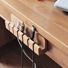 Wooden Cable And Charger Organizer Cable Management For Power Cords And Charging Cables Ahsap Projeleri Ahsap Isciligi Ahsap Isleri