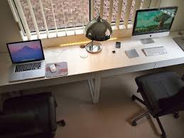 Post Your Mac Setup Past Present Part 16 Guest Room Office Double Desk Craft Room Office