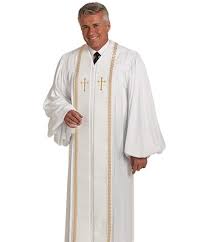 All clergy robes are handcrafted using the finest fabrics, velvets, trims and threads. Men S Clergy Robe Rt Wesley H94m White Wonder Crepe