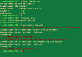 Linux Command Put Laptop Netbook In Hibernate Suspend Mode Nixcraft