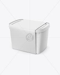 Plastic Box Mockup Half Side View In Pot Tub Mockups On Yellow Images Object Mockups Box Mockup Mockup Free Psd Packaging Mockup