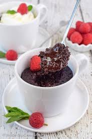 Healthy Chocolate Lava Cake This Easy Microwave Mug Cake Is Full Of Chocolate And Is Still Good For You Gr Lava Cakes Mug Cake Microwave Chocolate Lava Cake