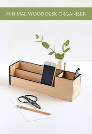 Make It Minimal Wood Desk Organizer Diy Desk Accessories Desk Organization Diy Diy Wood Desk