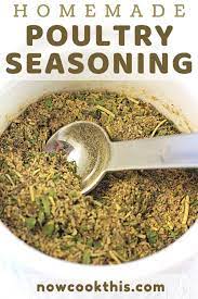Homemade Poultry Seasoning Now Cook This Recipe Poultry Seasoning Poultry Seasoning Recipe Seasoning Recipes