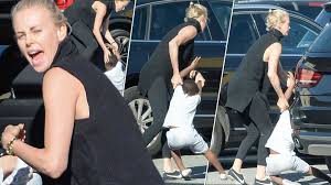In an interview with npr surrounding her newly released drama film bombshell, the actress opened up about her. Charlize Theron Uses Accessory Kids To Bash Racist Trump America Black Blonde Media