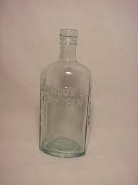 C1920s Gordon S Dry Gin London England Aqua Cork Top Etsy Dry Gin Gin Gin Bottles
