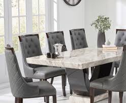 Pricing, promotions and availability may vary by location and at target.com. 200cm Cream Marble Dining Table And 8 Grey Chairs Homegenies