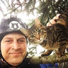 Two brothers rescue hundreds of cats stuck in trees every year