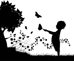 Download Floral Child Silhouette Icons Png Free Png And Icons Downloads