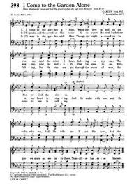 I Come To The Garden Alone This Song Played For Mother S Video Tribute Showing Her In Her Vegetable Christian Song Lyrics Hymn Sheet Music Gospel Song Lyrics