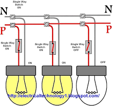 Multiple Lamps One Switch Parallel Wiring Light Switch Wiring Wire Lights