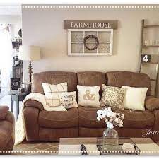 99 Diy Farmhouse Living Room Wall Decor And Design Ideas Philanthropyalamode Com Popular Home Design Brown Couch Living Room Farm House Living Room Farmhouse Decor Living Room