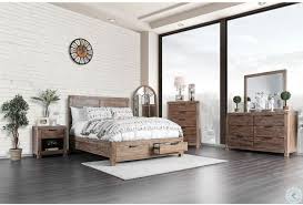 Your dream wood bedroom set at bassett furniture. Wynton Weathered Light Oak Storage Platfrom Bedroom Set From Furniture Of America Coleman Furniture