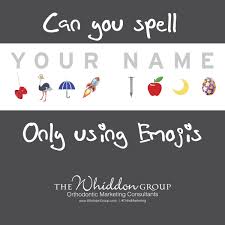 Jaclyn Whiddon On Twitter Today Is Worldemojiday And We Want To Have A Little Fun See If You Can Spell Your Name Using Emoji S Or Comment With Your Favorite Emoji To Use