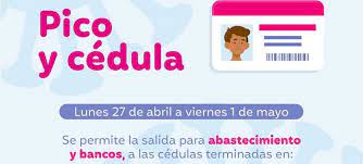 Así será el pico y cédula en cali este domingo 4 de abril. Modificaciones Al Pico Y Cedula