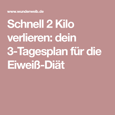 Schnell 2 Kilo Verlieren Dein 3 Tagesplan Fur Die Eiweiss Diat Wunderweib Eiweiss Diat Diat Protein Diat