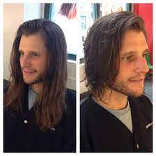 Men S Long Layer Long Hair Men S Haircut Before And After Men S Bob Long Hair Styles Men Guy Haircuts Long Long Hair Styles