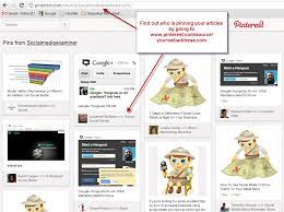 Who S Pinning From My Website How To Find Out Social Media Examiner Social Media Hangouts Chat