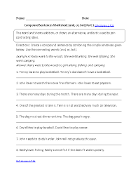 Compound Sentences Worksheet Ela Literacy L 7 1b Language Worksheet Language Worksheets Compound Sentences Sentence Activities