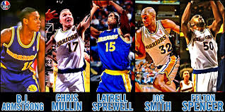 The warriors have won five nba championships (1956, 1975, 2015, 2017, and 2018) and one basketball association of america title (1947). Nba On Espn On Twitter This Was The Starting Lineup For Golden State The Last Time The Warriors Won In San Antonio On February 14th 1997 Https T Co Cuegiwxgyf