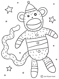 Check spelling or type a new query. Free Printable Sock Monkey Coloring Pages Cooloring Com Coloring Home