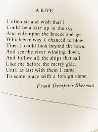 Read Create Read The Kite By F Sherman Have Your Kids Draw What They See Hear Through The Words Poem Pare Poetry For Kids Poetry Ideas Childrens Poetry
