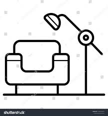 Home Interior Design Icon Sofa Icon Living Room Vector Illustration Flat Design Style Ad Ad Icon Sofa Design In 2020 Home Interior Design Icon Design Design
