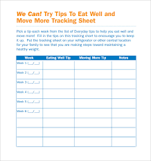 14 Tracking Sheet Template Word Excel Pdf Free