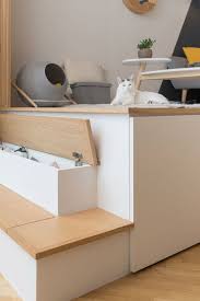 Appartement Pres De Chantilly Un Studio Renove Dans Le Style Scandinave Lit Gigogne Meubles Peu Encombrantes Et Amenagement Chambre Ado