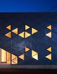 design visual window architecture cladding panels triangle design
