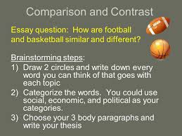 A Comparison Of The Differences In Football And Basketball