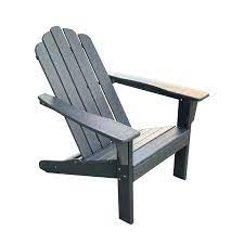 Luxeo Marina Gray Plastic Frame Stationary Adirondack Chair S With Solid Seat Lowes Com In 2021 Adirondack Chairs Patio Patio Adirondack Adirondack Chair