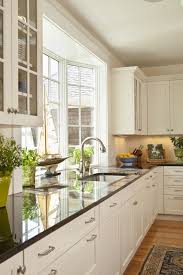 White Cabinets With Brushed Satin Nickel Finishes Low Kitchen Window Over Sink Like The White Cabi Kitchen Window Design Kitchen Renovation Kitchen Remodel