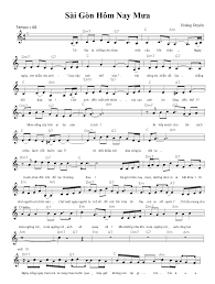 Sài gòn hôm nay mưa. Há»£p Am Ná»'t Va Lá»i Sai Gon Hom Nay MÆ°a Hoang Duyen Sheet Nháº¡c Ná»'t Nháº¡c Há»£p Am Vn Guitar