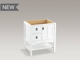 Kohler Marabou 30 Vanity With 1 Door And 2 Drawers On Left Height 34 1 2 Width 30 Depth 21 7 8 Produc Furniture Legs 30 Inch Vanity Bathroom Vanity Cabinets