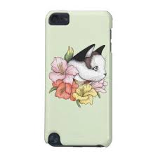 Cat Portrait In Gladiolus Flowers Pink Edition Ipod Touch 5th Generation Case Zazzle Com Gladiolus Flower Ipod Touch 5th Generation Ipod Touch
