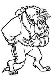 In this coloring picture, belle is on philippe's toward to the beast's castle! Coloring Page Beauty And The Beast Coloring Pages Free Printable