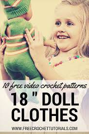 All free crochet patterns to create your very own barbie clothes. 10 Free Video Crochet Patterns For 18 Inch Doll Clothes Free Crochet Tutorials