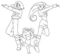 Image Result For James Team Rocket Coloring Team Rocket Coloring Pages Pokemon Coloring