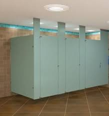 Baked Enamel Bathroom Dividers For Public Restrooms Provide The Most Economical And Durable Designs Public Restroom Design Bathroom Partitions Restroom Design