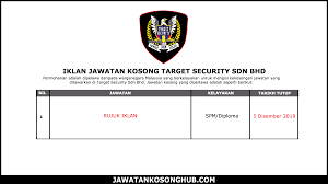 Prepared by firmus security sdn bhd. Jawatan Kosong Terkini Target Security Sdn Bhd
